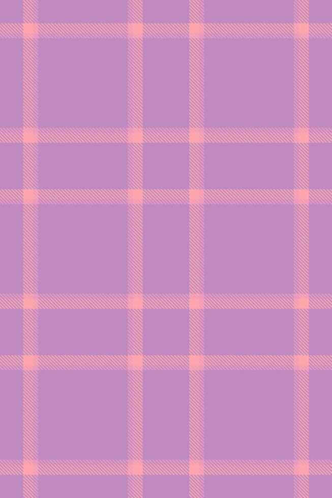 Large pattern texture tartan, intense textile background fabric. Card plaid seamless check in pastel and red colors. vector