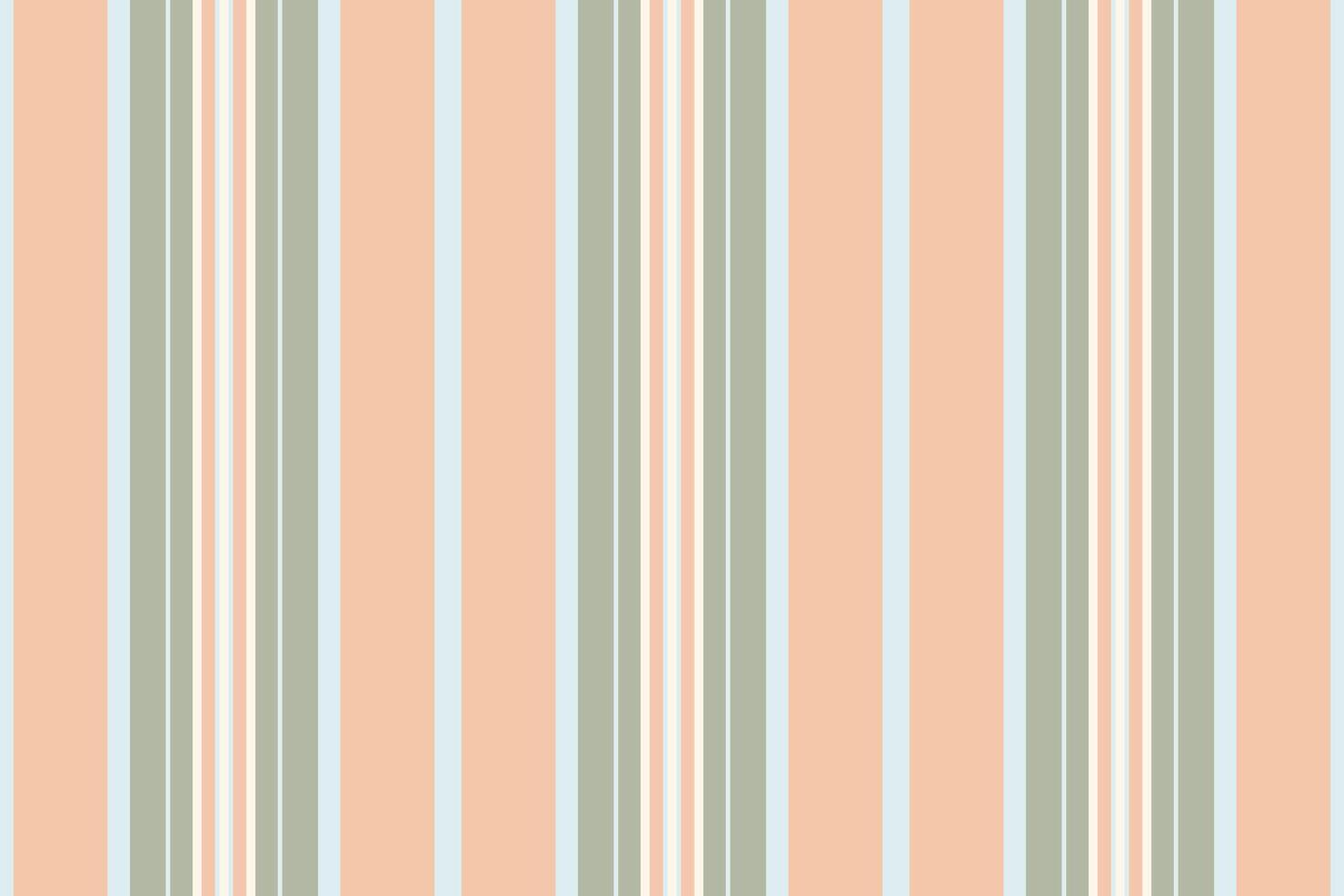 Vertical striped pattern in peach, soft blue, and sage. Clean design for backgrounds, textiles, or adding subtle texture. Versatile for crafts, design projects. vector