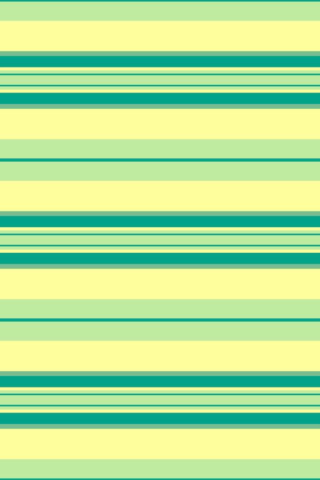 Fack textile stripe pattern, 20s texture background lines. Aurity fabric seamless vertical in green and teal colors. vector