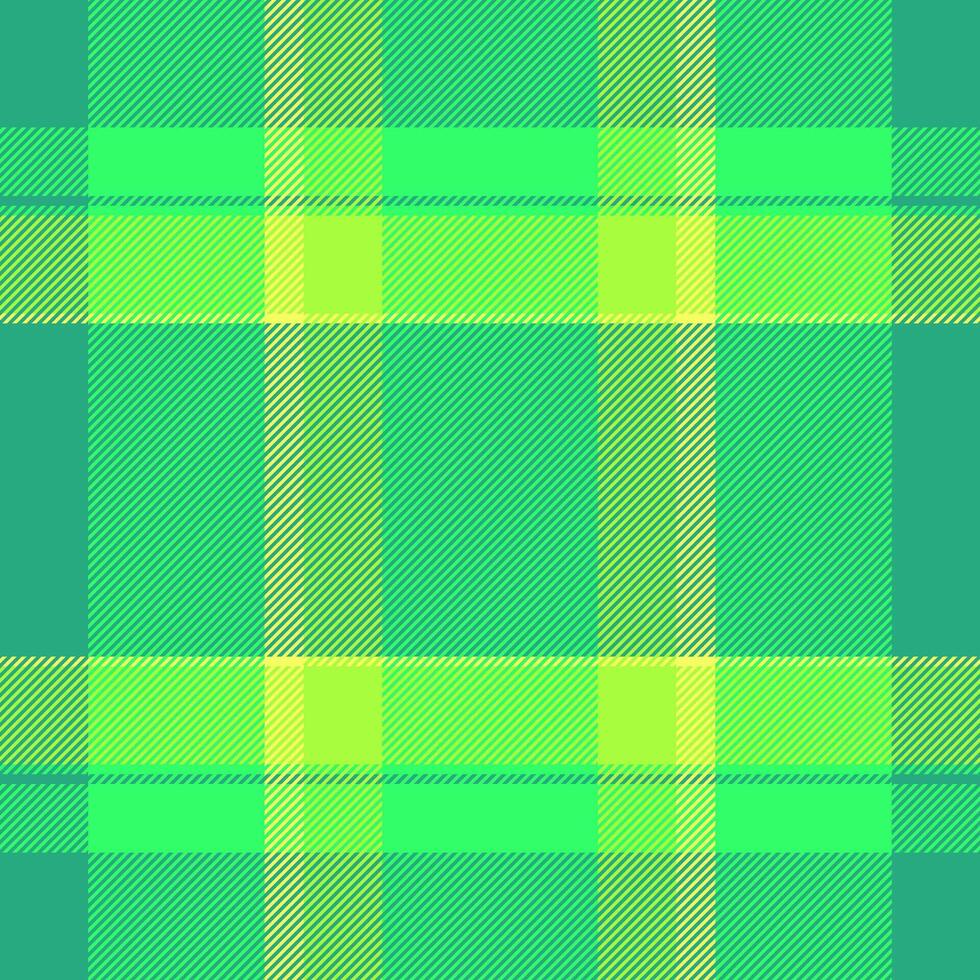 Classic plaid pattern in shades of green. Perfect for backgrounds, textiles, design elements, festive projects. Evokes tradition, nature, and style. vector