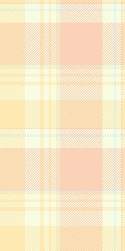 Perfection texture seamless background, nyc tartan pattern . Decor plaid check fabric textile in light and moccasin colors. vector