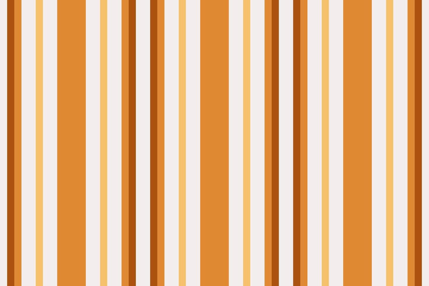 Isolation vertical texture fabric, shop textile seamless. Neutral stripe lines pattern background in white and orange colors. vector