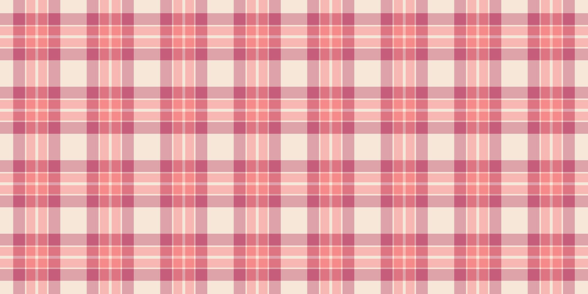 American background texture textile, vogue fabric check tartan. Hotel plaid pattern seamless in light and red colors. vector