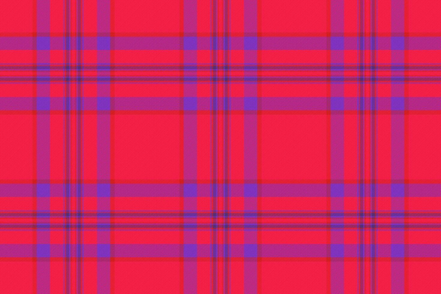 Vibrant red and purple plaid pattern. Perfect for textile design, fashion, websites, or backgrounds. A bold, geometric texture with a modern feel. vector