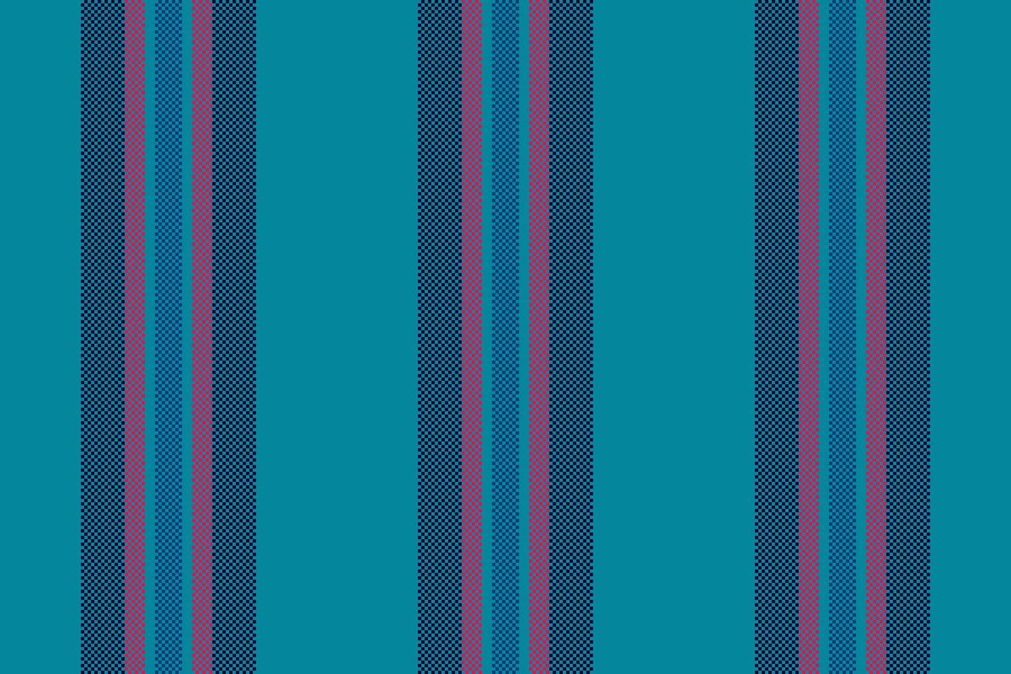 Oktoberfest texture stripe lines, straight textile background. Tissue seamless fabric vertical pattern in cyan and dark colors. vector