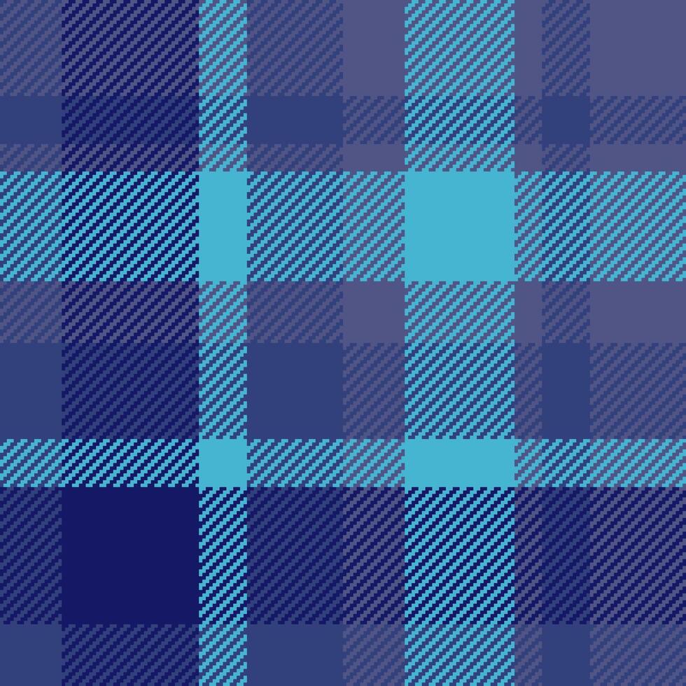 Seamless teal and navy plaid pattern. Perfect for textile design, apparel, or website backgrounds. vector