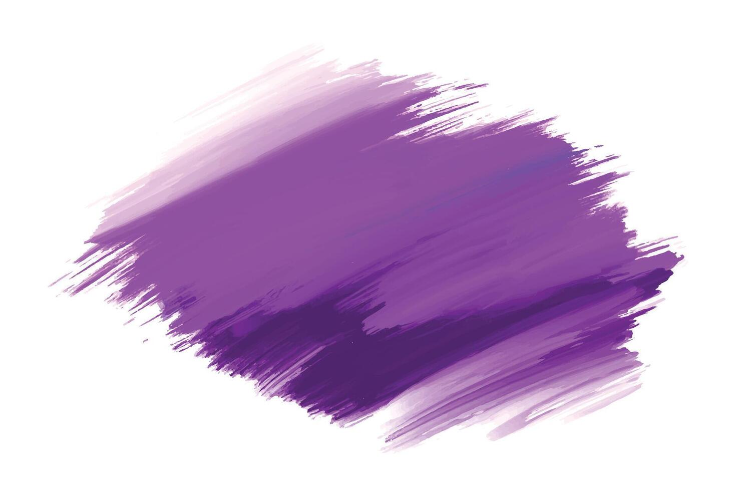 Abstract purple brush stroke on white background vector