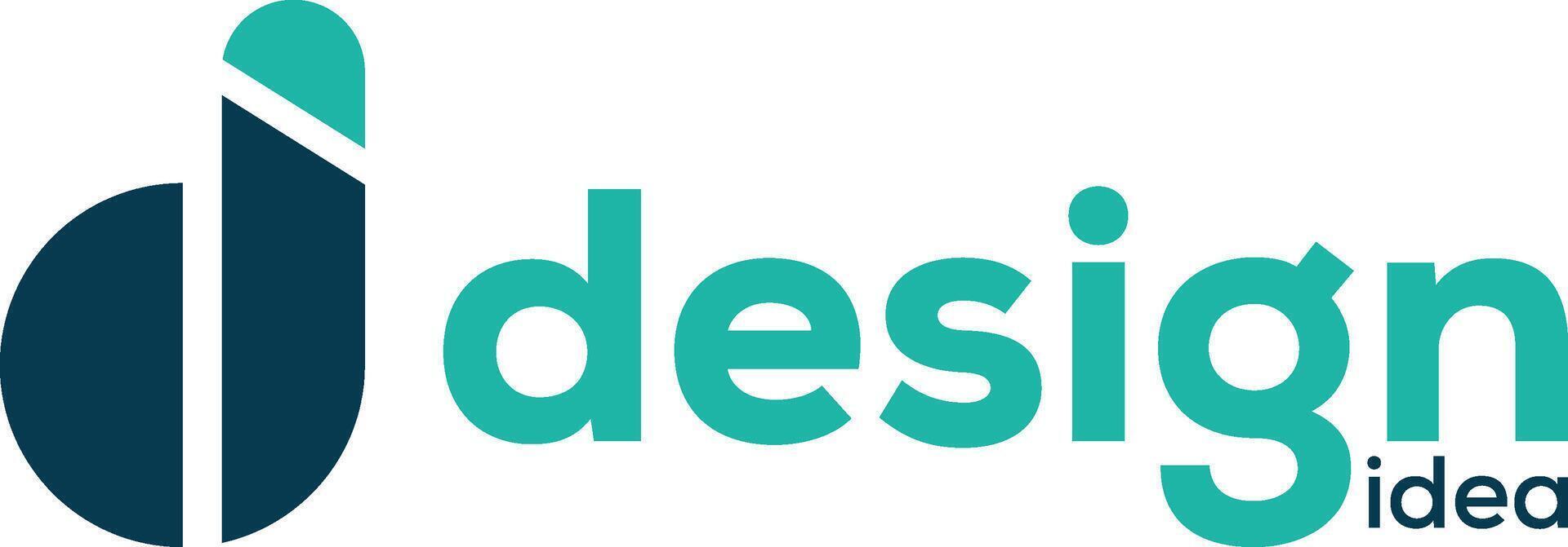 Modern Logo for Design Idea. id di Lettering Logo vector