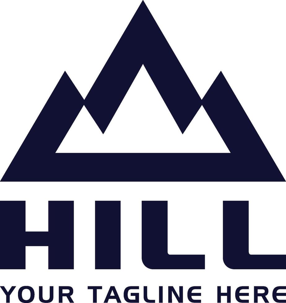 Mountain Logo Perfect for Outdoor Brands. Hill Logo vector