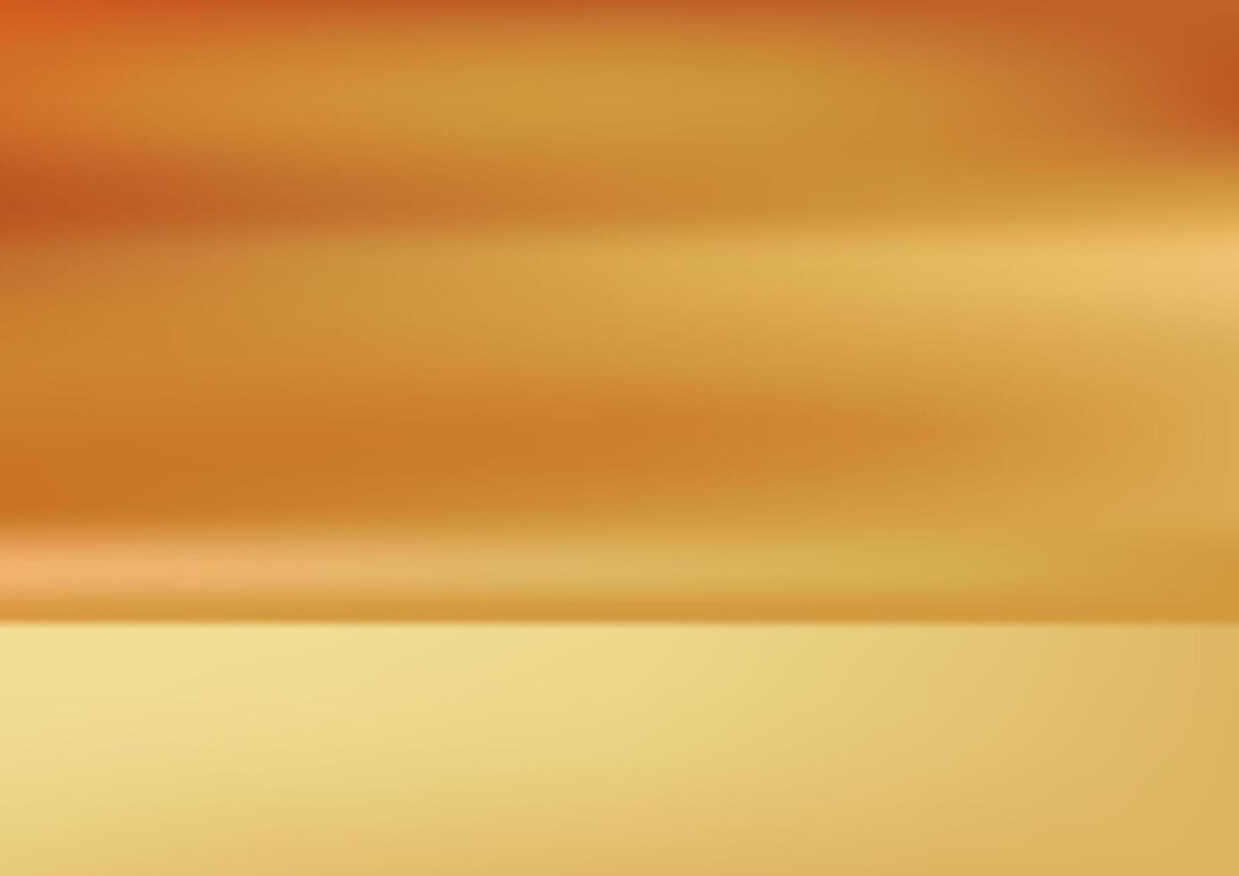 Empty orange and yellow studio background. Empty room with light effect. Space for selling products on the website. illustration. vector