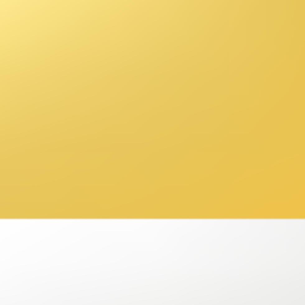 Yellow Background. Yellow and white studio room background Space for selling products on the website. illustration. vector