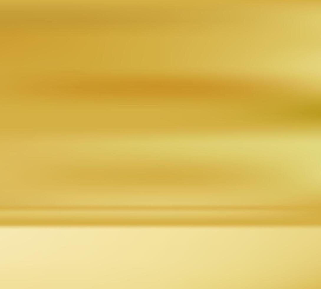 Empty yellow studio background. Empty room with light effect. Space for selling products on the website. illustration. vector