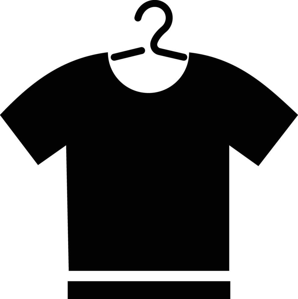 clothes hanger symbol, changing room sign, black editable stroke icon, design pictogram in trendy style, cloakroom, wardrobe, outline illustration vector