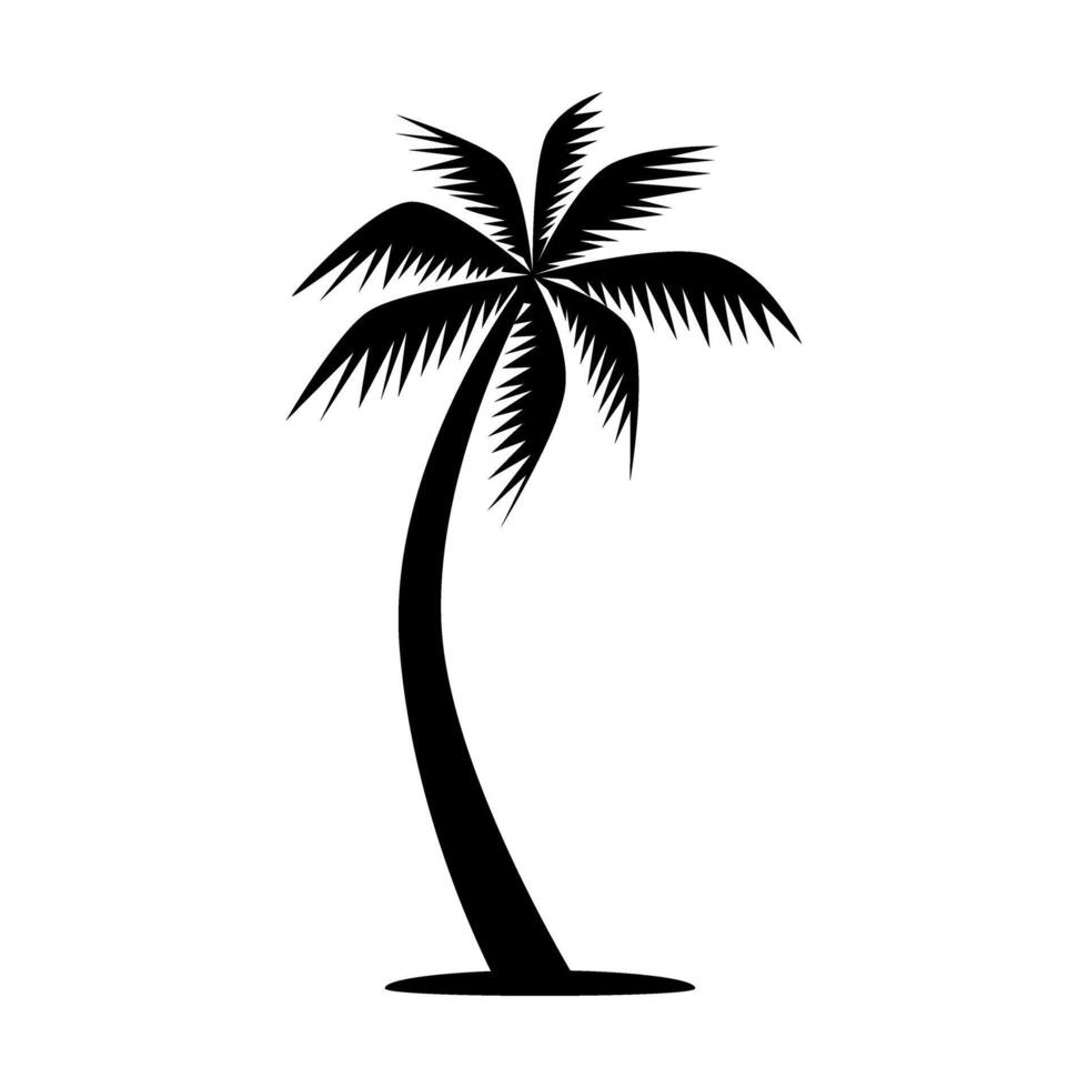 Palm tree icon. Tree illustration sign. Garden symbol. vector