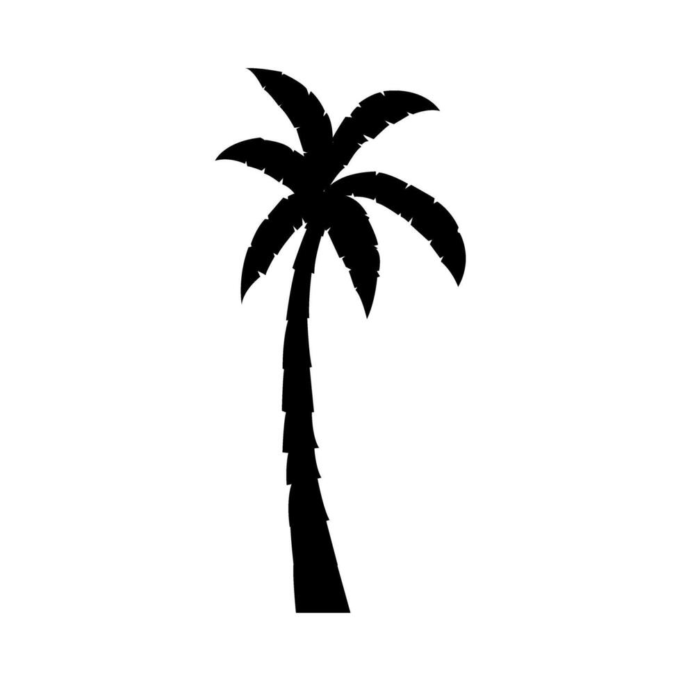 Palm tree icon. Tree illustration sign. Tropical symbol. vector