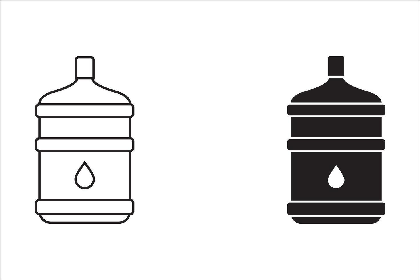 gallon of water icon. For your website, logo, app, UI design. illustration, isolated on white background. vector