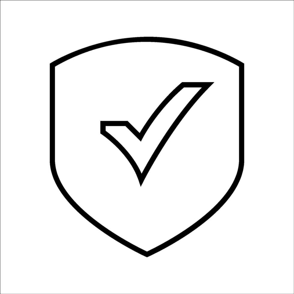 Check Mark shield icons design template, Symbol of security, safety, agreement, Data privacy protection , antivirus. shields logotypes with check mark, isolated on transparent background, vector