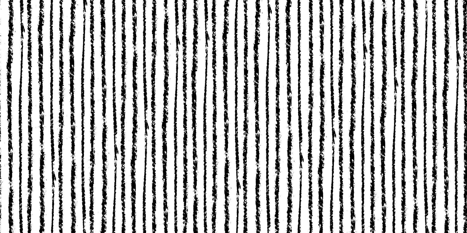 Grunge Charcoal Vertical Stripe Seamless Pattern vector
