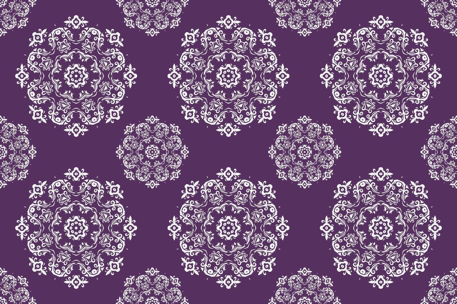 Damask Floral Patterns Endless South Korean Traditional Pattern Folk Embroidery, Aztec Ornament Print. Design for Carpet, Wallpaper, Clothing, Wrapping, Fabric vector