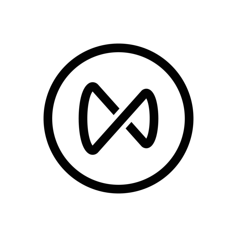Durable Material Outline Icon Set vector