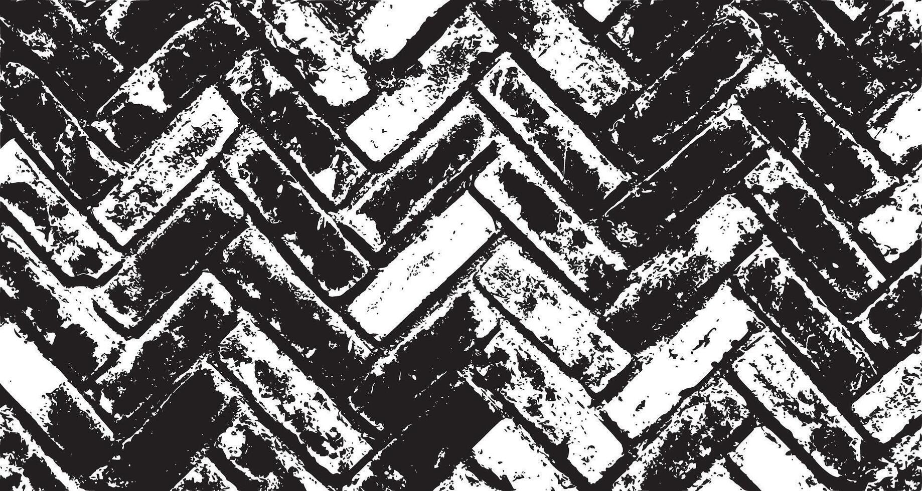 Cross-patterned texture on dirty brick wall vector