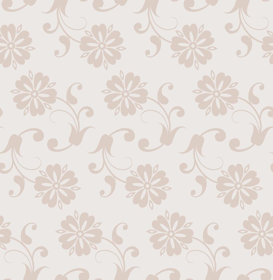 Floral Seamless Ornament Pattern vector