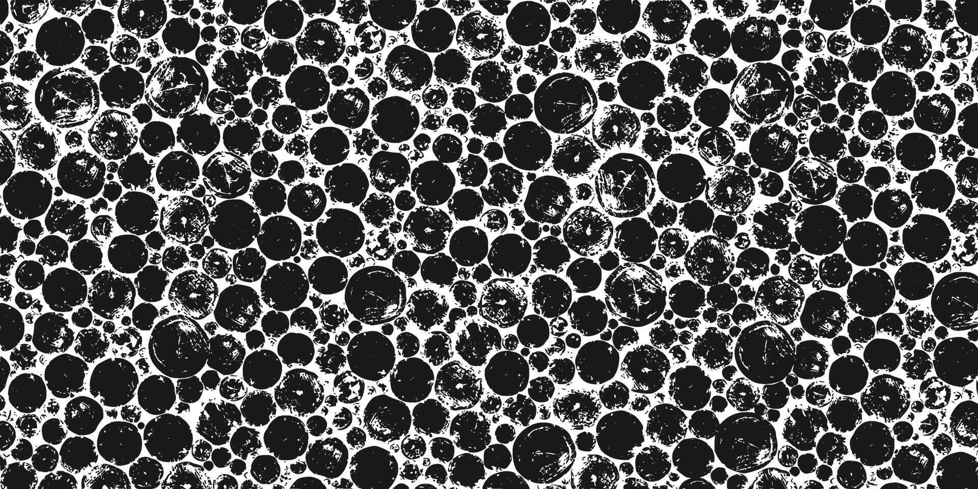 Black wood circle texture pattern design vector