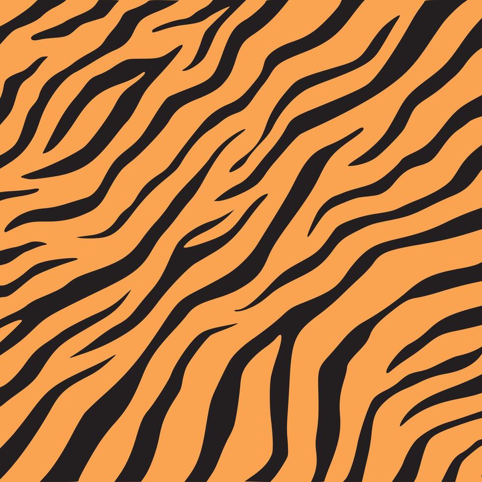 Tiger stripe background design animal skin style vector