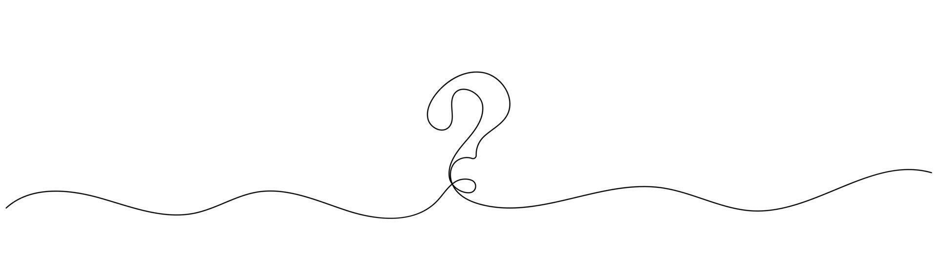 Modern design with question marks in linear pattern vector