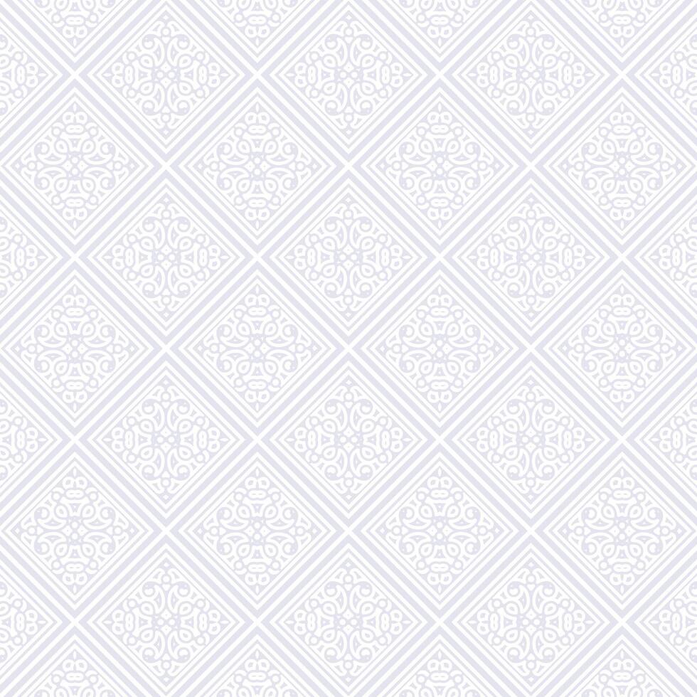 elegant white decorative geometric pattern design vector