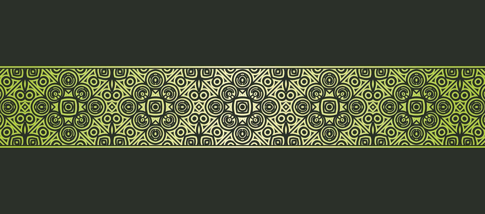 Elegant golden ornamental line border template vector