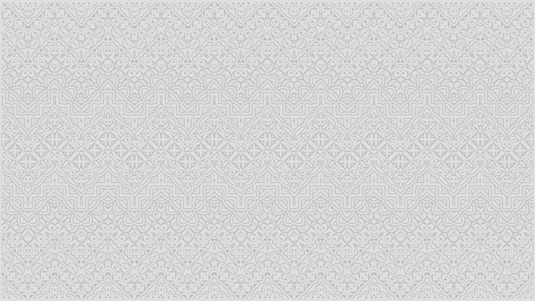 elegant white art pattern design vector