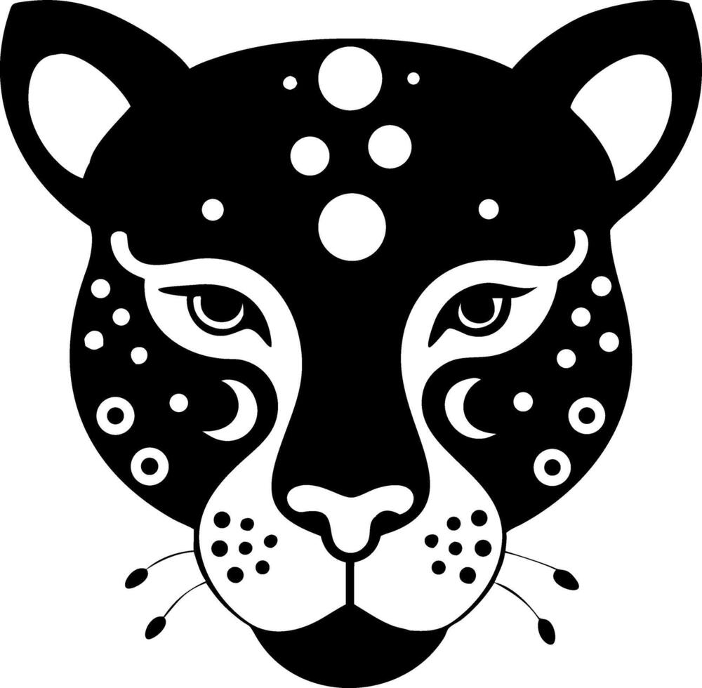 Modern Leopard Head Logo Templates vector