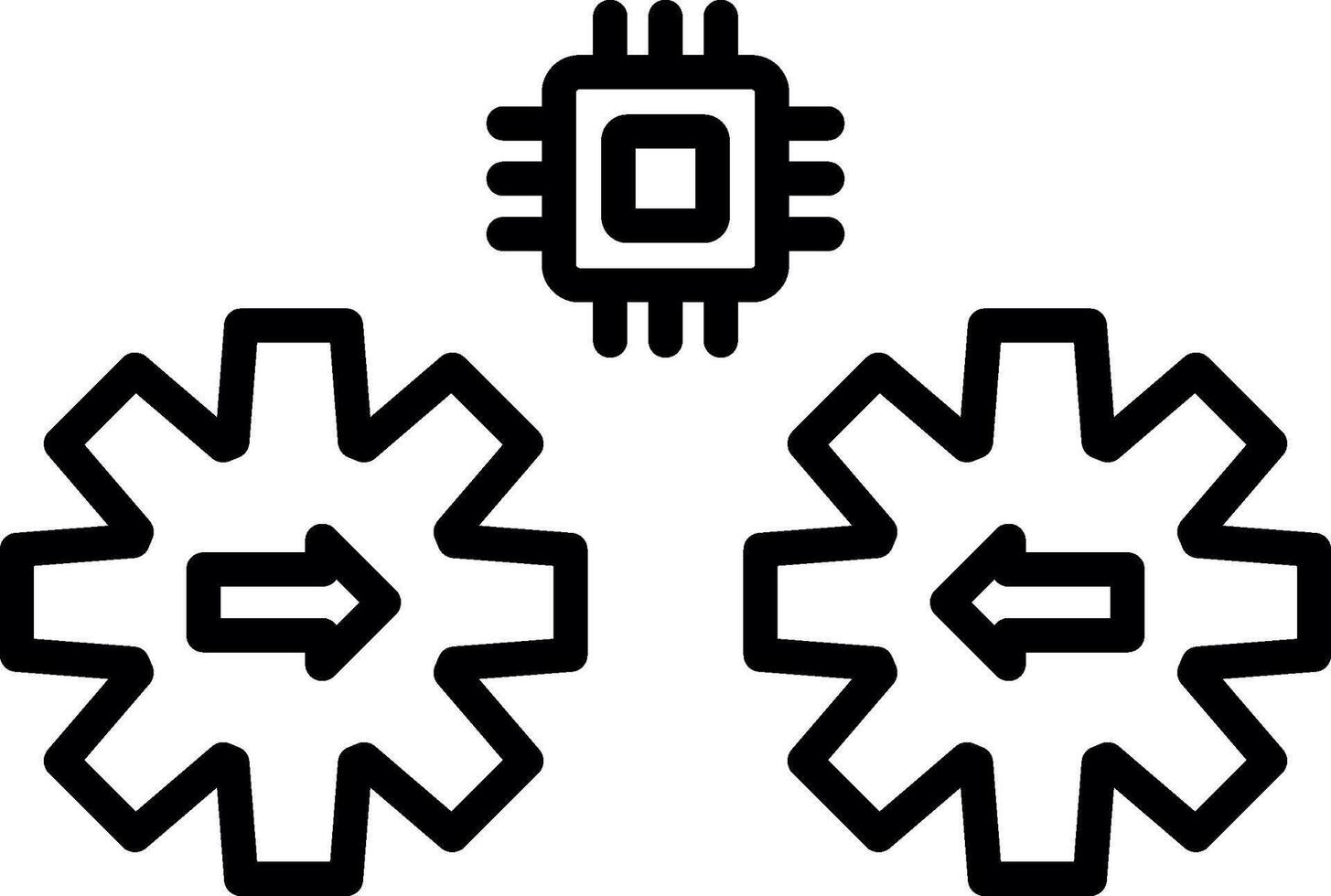 Backward Compatibility Creative Icon Design vector