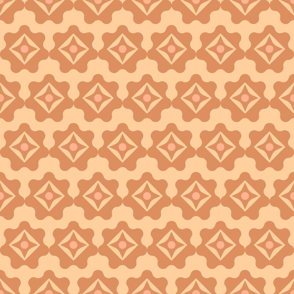 Seamless Pattern Abstract Geometric background polygon and star shape with pastel color vector