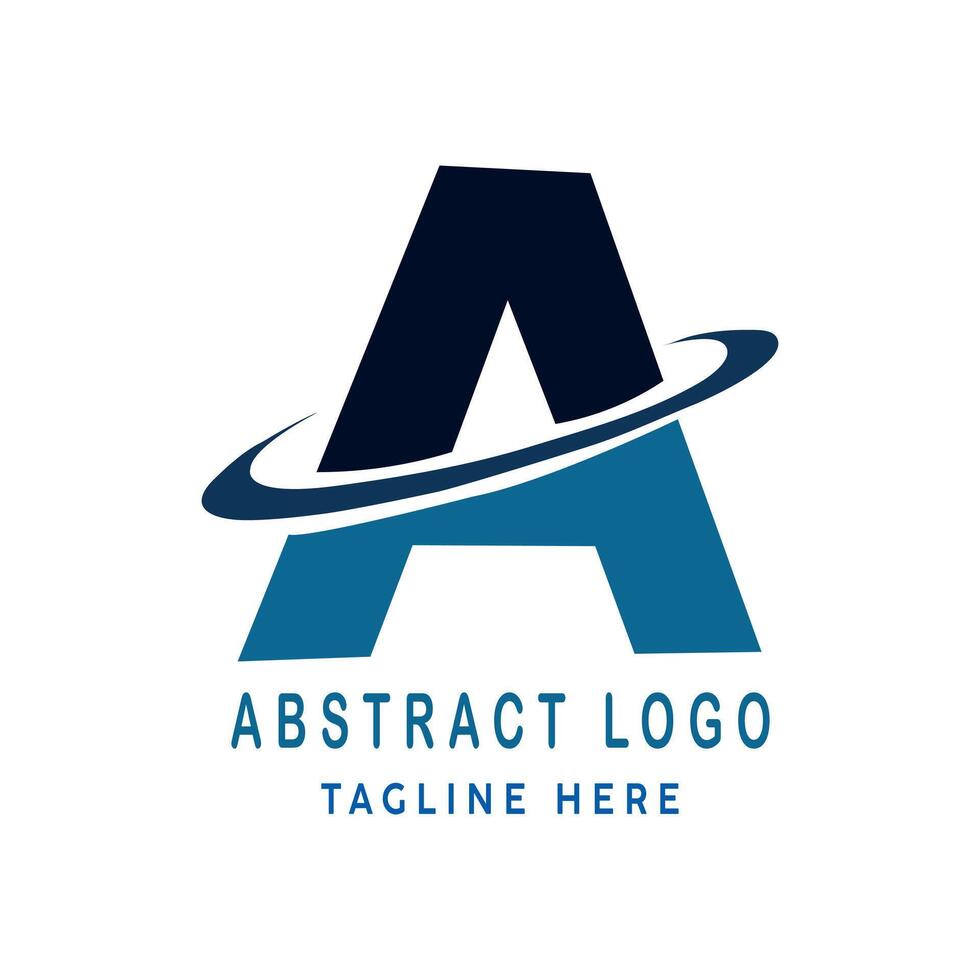 Abstract modern logo art vector