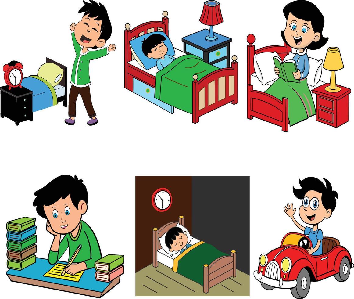 Boy lifestyle design art vector