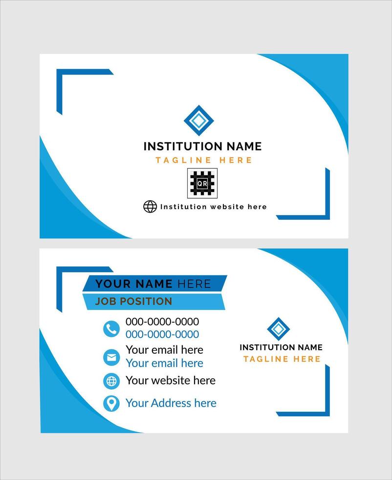 Free Business Card Design Art vector
