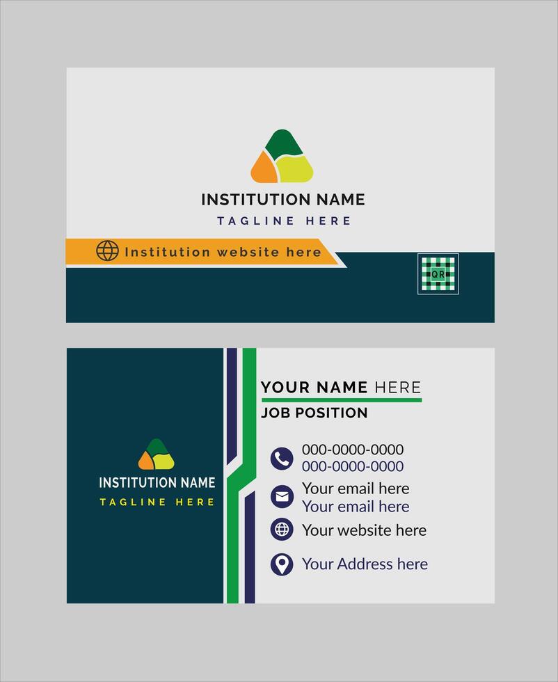 Business Card Design Art vector