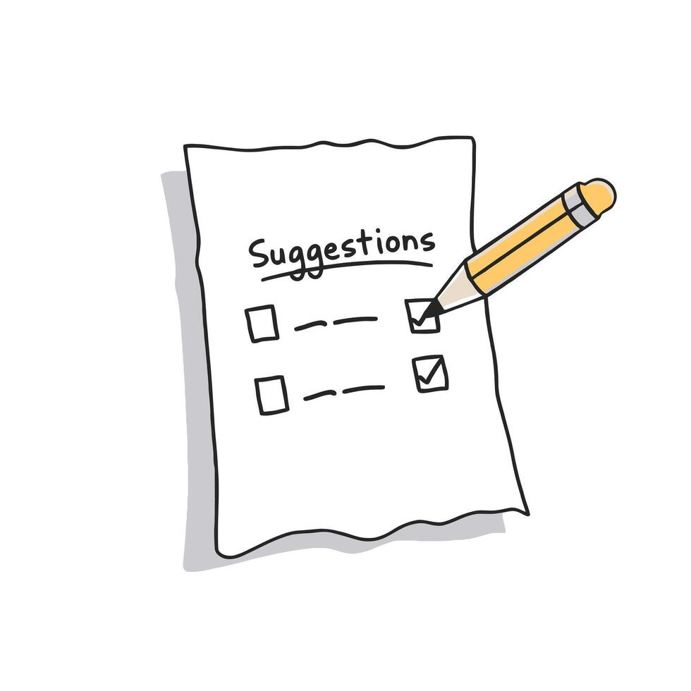 Hand Drawn Look Graphic of a Paper with Wavy Edges and Pencil Writing vector
