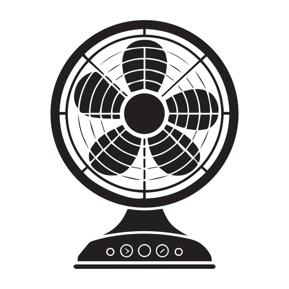 Electric Fan for Home Cooling vector