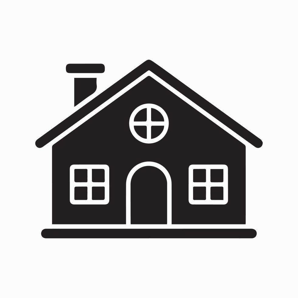 Simple House Icon Design vector