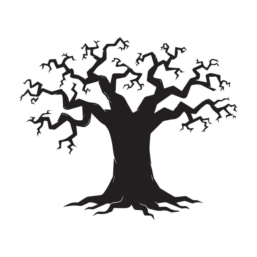 Twisted Tree Branches Icon Design vector