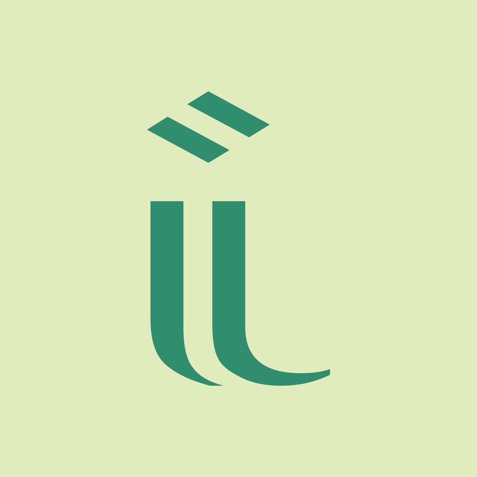 Letter i logo template Creative i Letter initial logo design vector