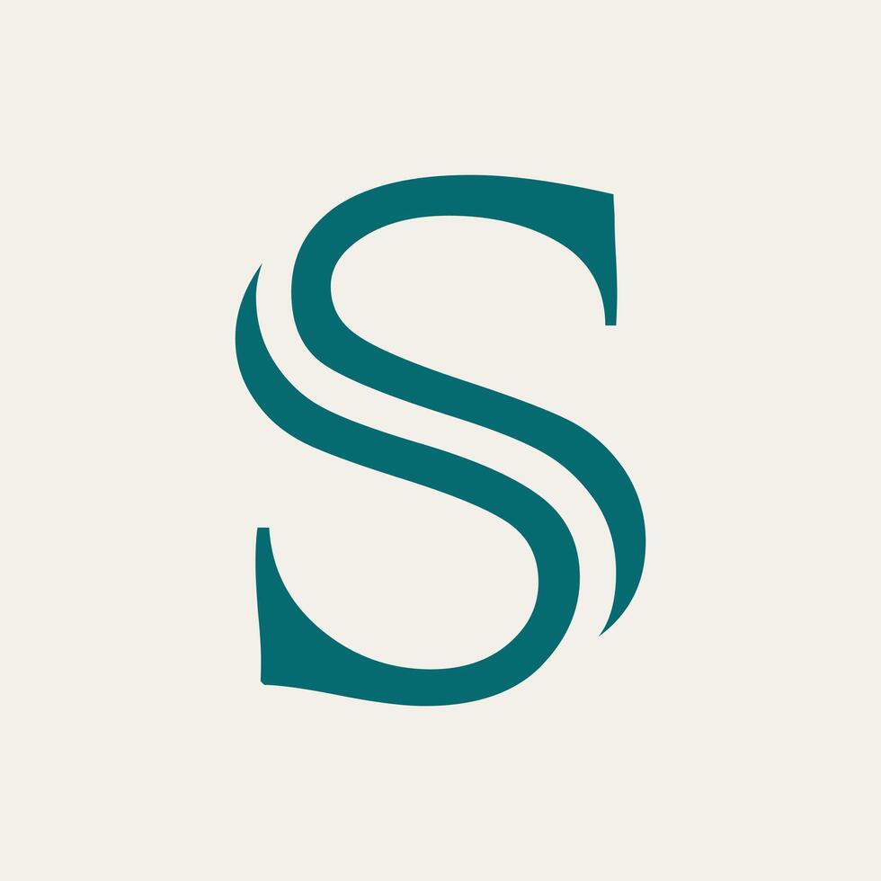 Letter S logo template Creative S Letter initial logo design vector
