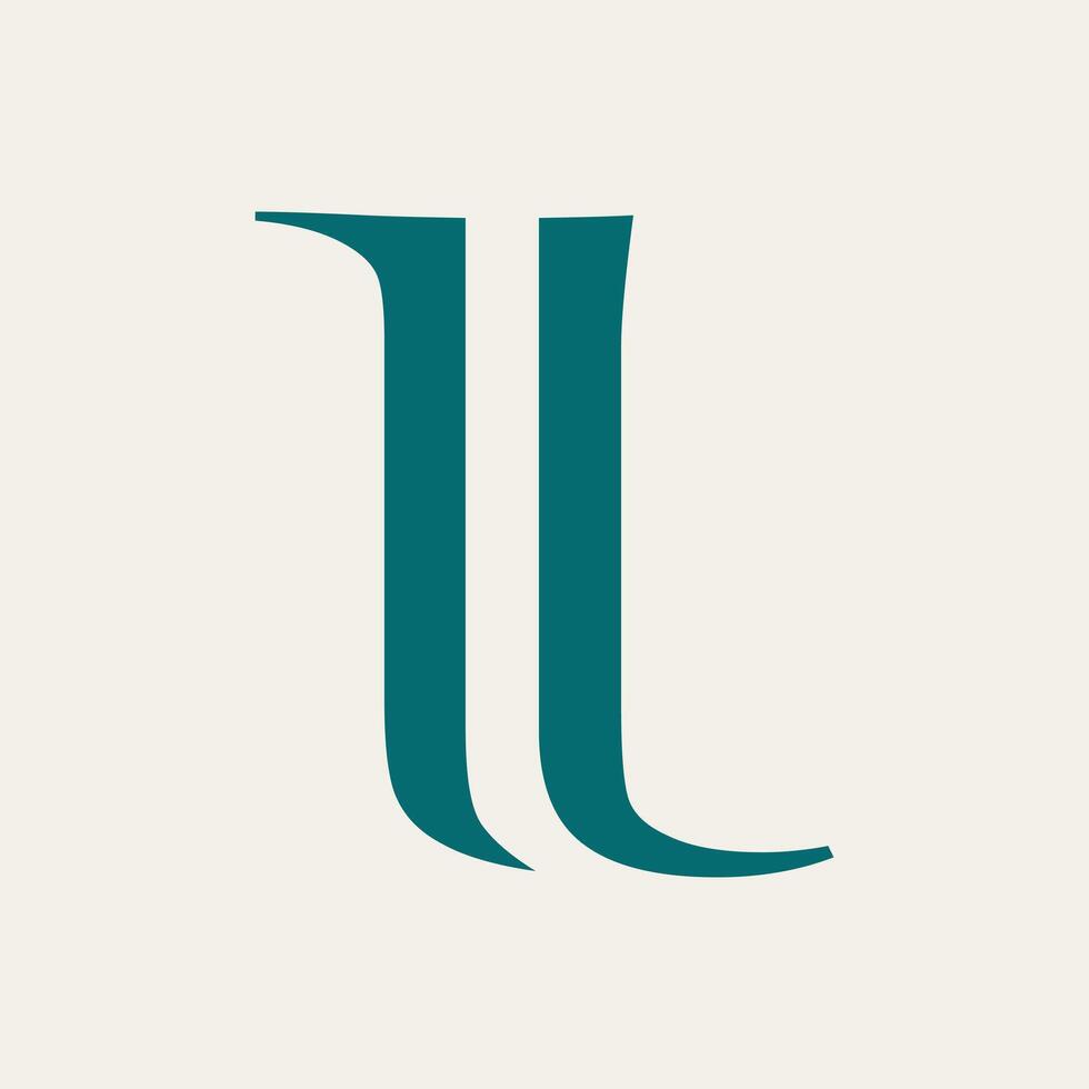 Letter l logo template Creative l Letter initial logo vector