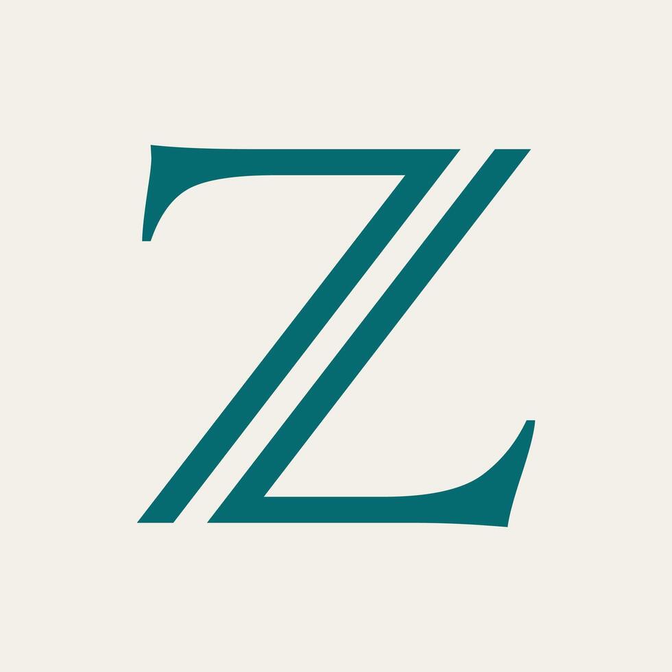 Letter Z logo template Creative Z Letter initial logo design vector