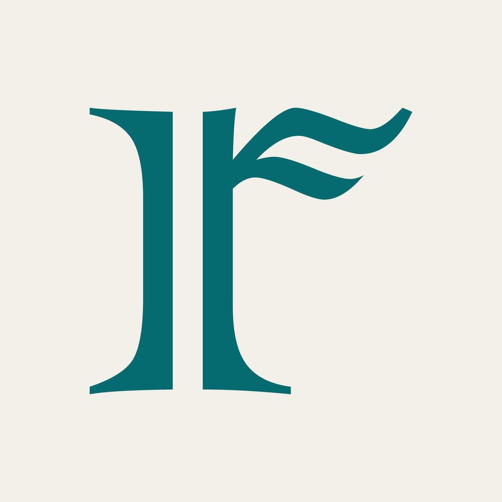 Letter R logo template Creative R Letter initial logo vector