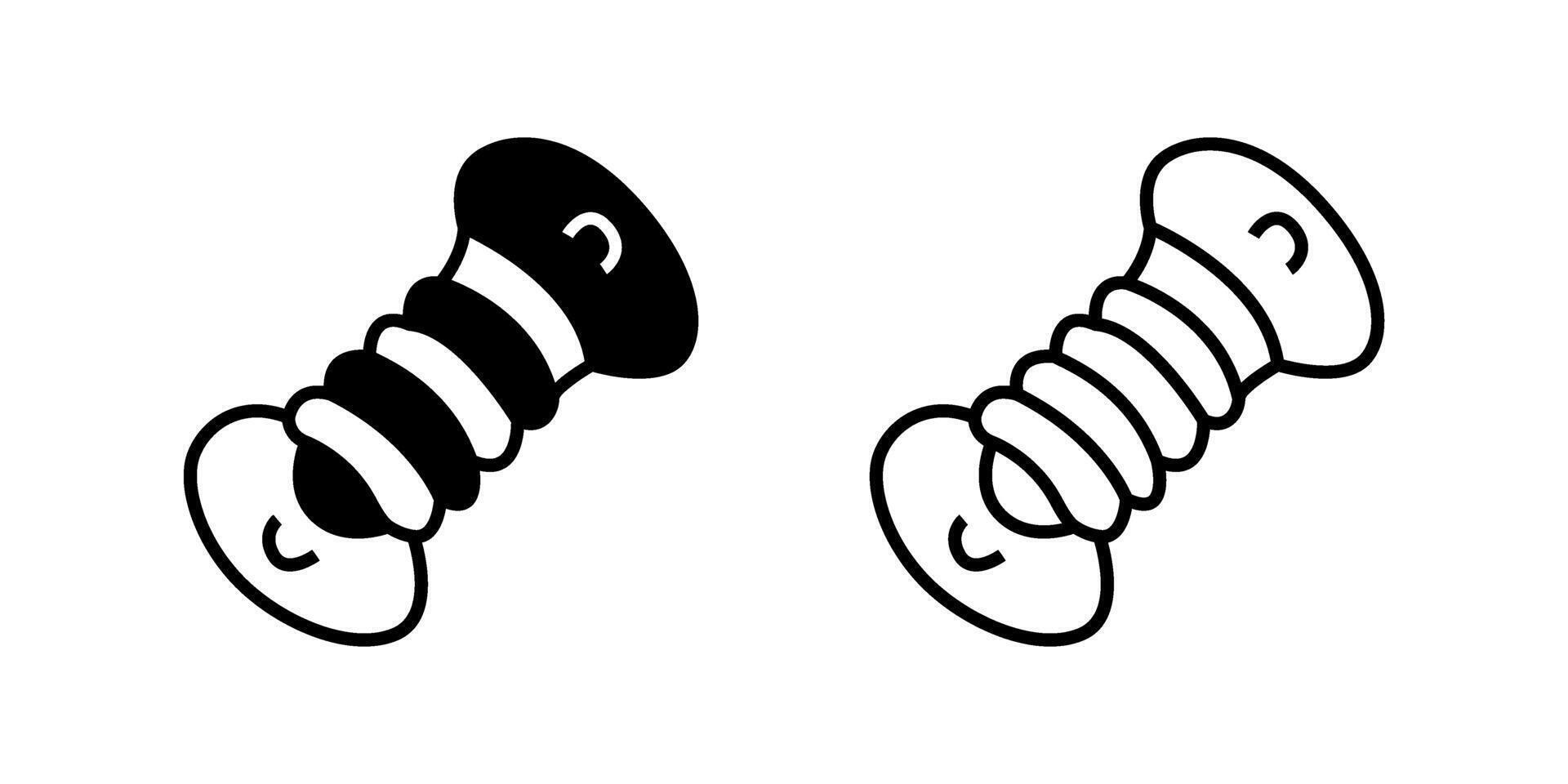 A modern icon set representing chew toys, suitable for pet care and dog training designs. vector