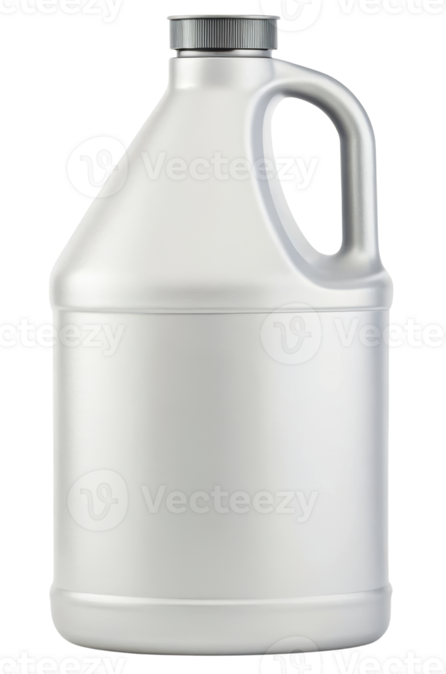 Large white jug for storing liquids and other contents on a transparent background png